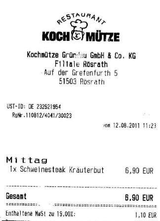 vmmd Hffner Kochmtze Restaurant